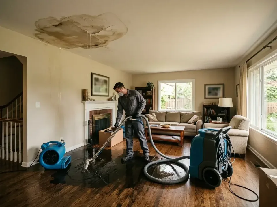 attic-pipe-burst-ceiling-drip-008 — frequently asked questions, Water Damage Restoration & Carpet Care in Many, LA